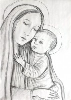 Skica - Madona s Jeem